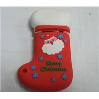 AiL christmas theme plastic sock USB drive