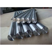 Titanium bar and titanium rod