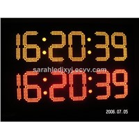 Multi -Color 7 segment led display for countdown timer