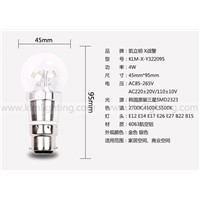 B22  Samsung clear Bulb LED Candle light
