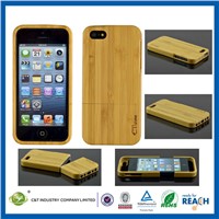C&amp;amp;T Handmade Natural Wooden Case for iphone5.for iphone wood cases