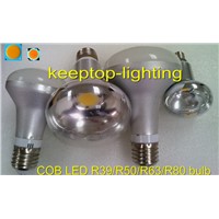 Professional manufacturer aluminium body COB LED R39/R50/R63/R80 bulb,3W/5W/7W  LED reflector bulb