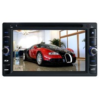 6.2&quot; two din car dvd player with gps blutooth rds analog tv ipod rear camera input
