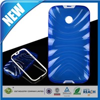 C&amp;amp;T Smart phone flexible clear bumper tpu case for Motorola Moto E