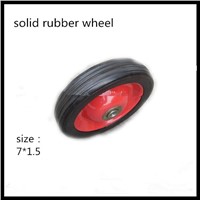 solid rubber wheel  for  toy  7 inch
