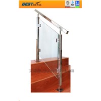 stainless steel glass  handrail