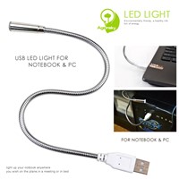 S-shaped USB LED Night Light DC5V for Portable Notebook Laptop Keyboard