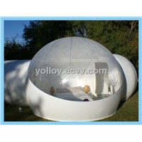 Half Transparent Inflatable Bubble Lodge for Outdoor Camping