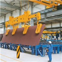 5t double girder overhead crane with magnet