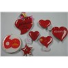 led love magnetic pin, LED pin for 2013 promotional gift