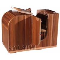 2014 New Infrared Half Body Infared Sauna with Red Glass Heater (CE/ISO/TUV/ETL)