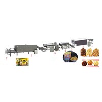 Automatic Continuous American Caramel Popcorn Production Line