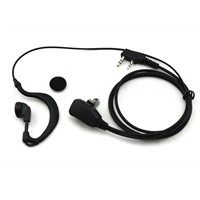 x2-Pin ear-hook earphone for WOUXUN BAOFENG BF-UV5R KENWOOD TK-3207 radios