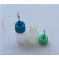 5ml  PE eliquid plastic bottle  with  metal needle dropper  tip  bottle