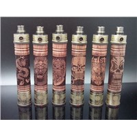 variable voltage wood tube k fire / nfire battery with amazing pattern