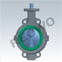 70M Series fluorine lined butterfly valve