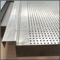 Galvanized perforated metal ceiling tiles