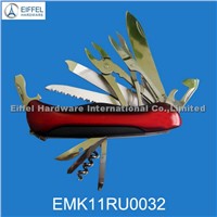 420 Stainless steel multi tool with Rubber &amp;amp; stainless steel handle(EMK11RU0032)