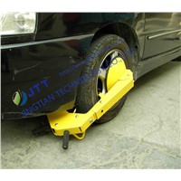 Wheel clamp, tire clamp,  wheel lock, wheel boot, Parking boot, Denver boot, wheel immobilized.