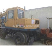 used Komatsu wheel excavator PW60 excavator