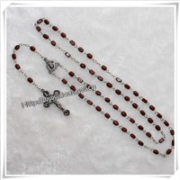 wood rosary , religious rosary ,Wooden beads Rosary for Gift