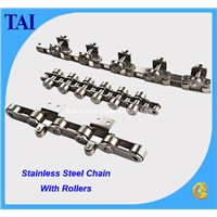 Conveyor Chain with Rollers in Stainless Steel Chain (OEM)