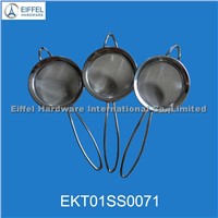 Stainless steel mesh strainer with different sizes (EKT01SS0071)