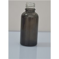 30ml Black Transparent Glass Bottle For E-cigarette Glass Sharp Dropper  Bottle Black And White Cap