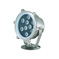 9W round led RGB underwater light