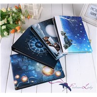 Christmas gift  for kid or family 10inch size DIY photo albums sticky type case binding loose-leaf