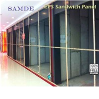 Prefabricated container house and luxury villa waterproof heat insulation sandwich wall panel