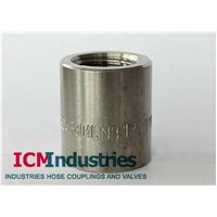Forged 3000lb stainless steel screw couplings