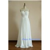 Ivory Sweetheart Floor Length A-line Evening Dress, Bridesmaid Dress, Chiffon Formal Dress