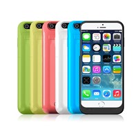 17.5Wh Power bank cases for iPhone 6 with bag, LED indicator 3500mah