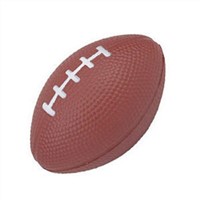 Promotion Gift Creative Product PU Rugby Shape Relief Stress Ball Customed Logo