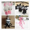 Handmade keychain beaded charms cell phone accessories