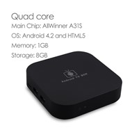 Android Smart TV Box with Quad Core Cortex 1.5GHz, Support Xbmc (V44)