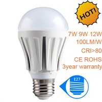 9W A60 LED Light Bulb,High Quality LED Bulb E27 Base
