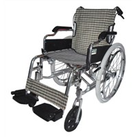 Deluxe Aluminum Wheelchair (Checker pattern)