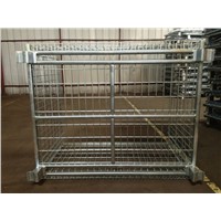 Galvanized Foldable Wire Mesh warehouse Container