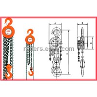 Manual chain hoist details