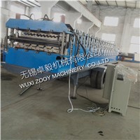 Portable IBR Sheet Double Layer Roll Forming Machine 7.5KW With Hydraulic Cutting