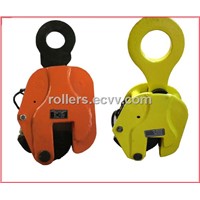 Vertical lifting clamps for lifting steel plates