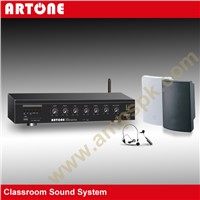 2 Channel Stereo Wireless Microphone Classroom Sound Amplifier T-206
