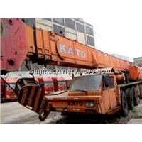 used kato 80t truck crane original japan crane nk800e excellent condition 80t