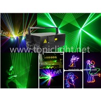 5.5W RGB Full Color 3D Animation Stage Laser Light ,Air Cool Auto Run Music active