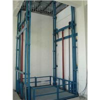 Electric Guide Rail Chain Cargo Lift Tables