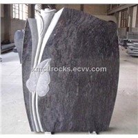 Tulip headstone, granite headstone