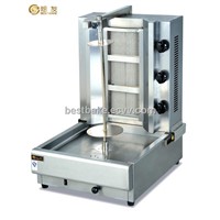 LPG gas automatic shawarma kebab grill machine with flameout protection BY-GB800