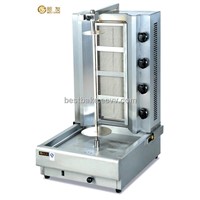 LPG gas automatic shawarma kebab grill machine with flameout protection BY-GB950